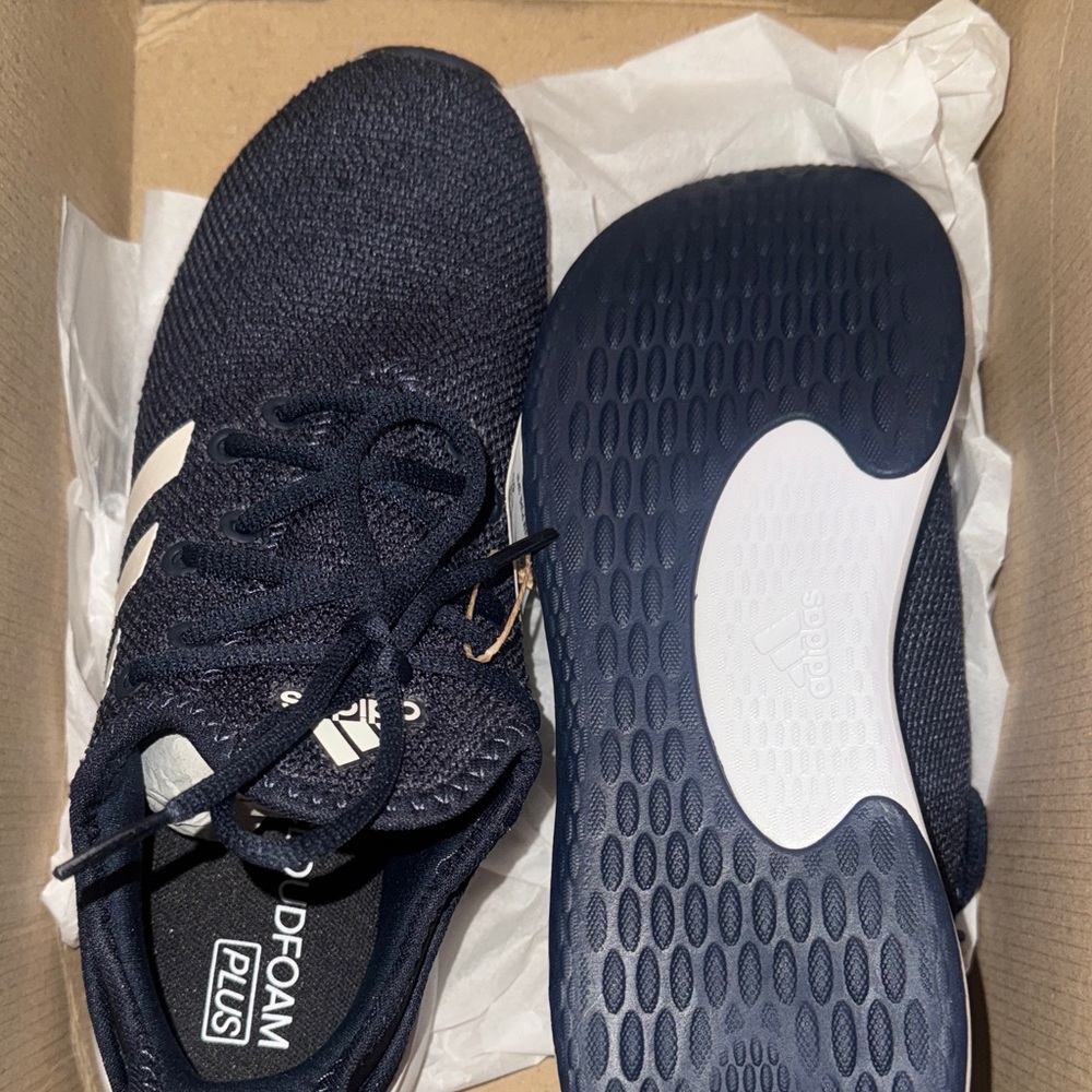 Adidas Cloudfoam Pure SPW Black Sneakers - Picture 9 of 10
